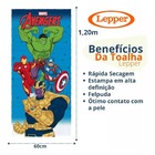 Toalha Felpuda Avengers Infantil Meninos Lepper