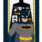 Toalha Felpuda Banho Batman Lepper  60 X 1,20 M