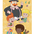 Toalha Felpuda Estampada Sortidas Mundo Bita 60x120cm Lepper