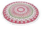 Toalha Indiana Redonda De Algodão