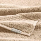 Toalha Lavabo Karsten Magna Bege Grão 100% Algodão 30x50cm