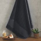 Toalha Lavabo Velour Artesanalle Liso 30cmx45cm Preto