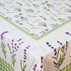 Toalha Mesa 4 Lugares 1,50x1,50m Microfibra Estampada Lilás