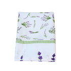 Toalha Mesa 4 Lugares 1,50x1,50m Microfibra Estampada Lilás