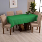 Toalha Mesa Basica 4 Lugares Oxford 100% Poliéster - Verde