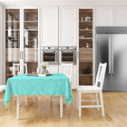 Toalha Mesa Grande Clássica Azul Retangular 2,20m X 1,40m Tec