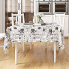 Toalha Mesa Jornal Estampada Retangular 2,20m X 1,40m Tecido