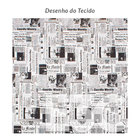Toalha Mesa Jornal Estampada Retangular 2,20m X 1,40m Tecido