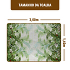 Toalha Mesa Plástica Térmica Amazônia 10 E 12 Lugares 3,00