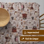 Toalha Mesa Plástica Térmica Barista 12 Lugar 1,40x3,50