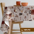 Toalha Mesa Plástica Térmica Barista 6 Lugar 1,40x1,60