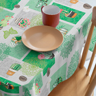 Toalha Mesa Plástica Térmica Cactos 6 E 8 Lugares 2,00