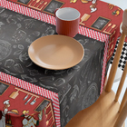 Toalha Mesa Plástica Térmica Chefs 10 E 12 Lugares 3,00