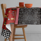 Toalha Mesa Plástica Térmica Chefs 6 Lugares 1,80