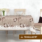 Toalha Mesa Plástica Térmica Finesse 6 Lugar 1,40x1,60