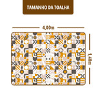 Toalha Mesa Plástica Térmica Flow 1,40 X 4,00m