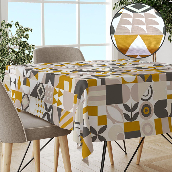 Toalha Mesa Plástica Térmica Flow 4 A 6 Lugares 1,60