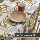 Toalha Mesa Plástica Térmica Flow 4 Lugares 1,40