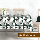 Toalha Mesa Plástica Térmica Fusion Vd 8 E 10 Lugares 2,50