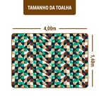 Toalha Mesa Plástica Térmica Mob 1,40 X 4,00m