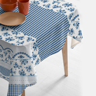 Toalha Mesa Plástica Térmica Nova Portu 4 Lugares Redonda