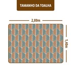 Toalha Mesa Plástica Térmica Oasis 8 E 10 Lugares 2,80