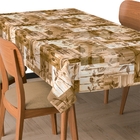 Toalha Mesa Plástica Térmica Outono 10 12 Lugares 3,00