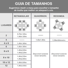Toalha Mesa Plástica Térmica Outono 6 E 8 Lugares 2,00