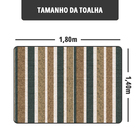 Toalha Mesa Plástica Térmica Oxford 6 Lugares 1,80