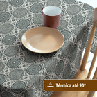 Toalha Mesa Plástica Térmica Petras 6 E 8 Lugares 2,20