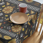 Toalha Mesa Plástica Térmica Pizza 8 E 10 Lugares 2,50