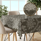 Toalha Mesa Plástica Térmica Renda Cmr 6 E 8 Lugares 2,00