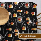 Toalha Mesa Plástica Térmica Saidera 4 Lugares Redonda 1,38