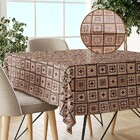 Toalha Mesa Plástica Térmica Tricot 10 Lugar 1,40x2,50