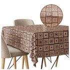 Toalha Mesa Plástica Térmica Tricot 2 Lugar 1,00x1,40