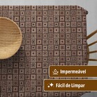 Toalha Mesa Plástica Térmica Tricot 8 Lugar 1,40x2,20