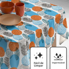 Toalha Mesa Plástica Térmica Urban Br 4 Lugares 1,40