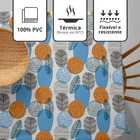 Toalha Mesa Plástica Térmica Urban Br 4 Lugares 1,40