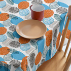 Toalha Mesa Plástica Térmica Urban Br 4 Lugares Redonda