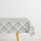 Toalha Mesa Plástica Térmica Xadrez Bbvd 10 12 Lugares 3,00