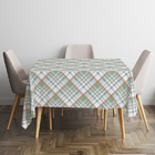 Toalha Mesa Plástica Térmica Xadrez Bbvd 12 Lugares 3,50