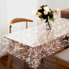 Toalha Mesa Plástico Transparente 8 10 Lugares 1,40x2,50 M1