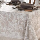 Toalha Mesa Quadrada Döhler Clean Renova Alana Bege 4 Lugares