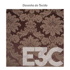 Toalha Mesa Tabaco Medalhão Quadrada 1,40m X 1,40m Tecido Jac