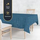 Toalha Mesa Térmica + Grossa Premium Cambraia Az Redonda