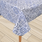 Toalha Mesa Térmica Impermeável Pvc Azulejo Azul  1,40x2,20