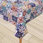 Toalha Mesa Térmica Impermeável Pvc Azulejo Color  1,40x2,20