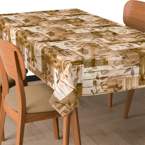 Toalha Mesa Térmica Impermeável Pvc Outono 2,80x1,40