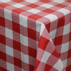 Toalha Mesa Térmica Impermeável Xadrez Vermelha 1,60x1,40