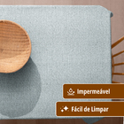 Toalha Mesa Térmica Soft Cz Impermeável Pvc 8 Lugar 140x200 -